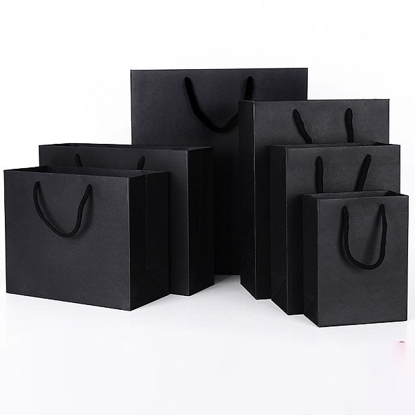 Túi giấy kraft có màu đen