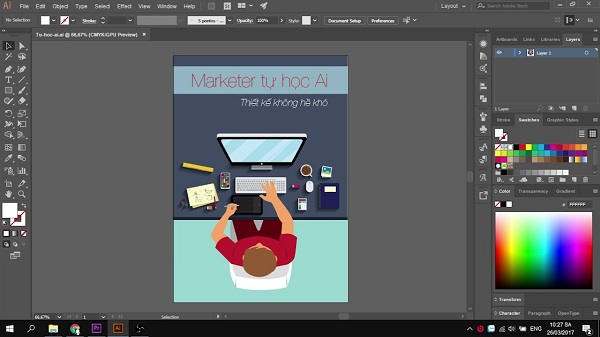 Công cụ thiết kế Adobe Illustrator CC có thể dùng làm catalog online