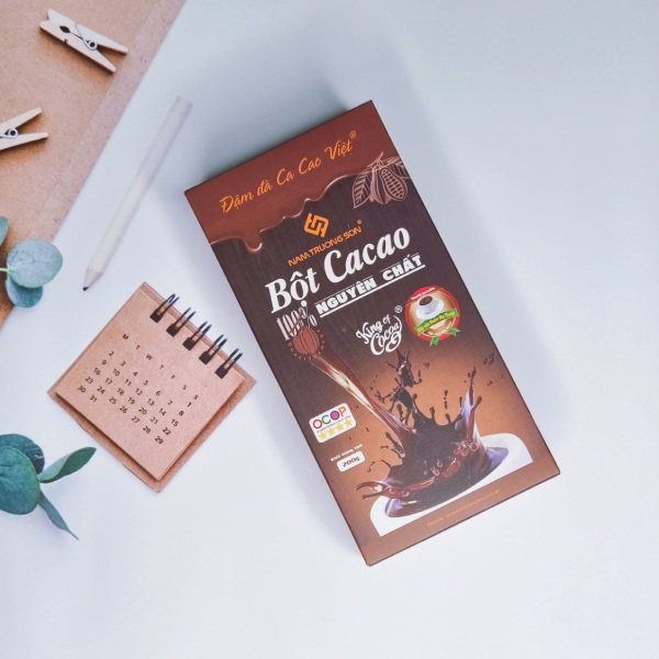 In nhanh SHD cung cấp hộp giấy đựng bột cacao nắp xé dán