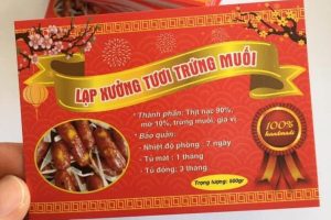 In tem nhãn lạp xưởng giá rẻ mẫu đẹp tại In Nhanh SHD