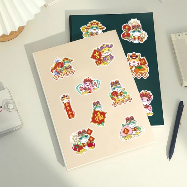 In nhanh SHD cung cấp sticker tết nhựa sữa 