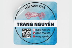 In tem nhãn mực khô giá rẻ, lấy nhanh, nhiều mẫu đẹp tại Hà Nội