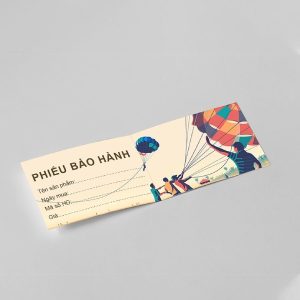 in nhanh SHD in phiếu bảo hành thiết bị cao cấp