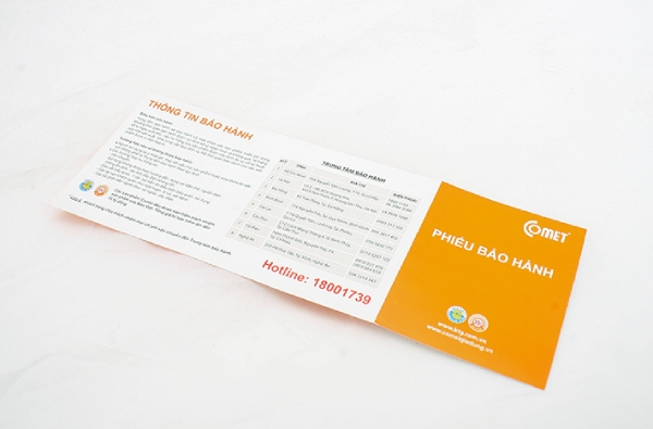in nhanh SHD in phiếu bảo hành thiết bị đẹp