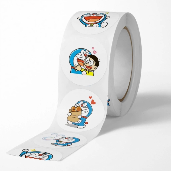 in nhanh SHD in sticker doraemon dạng cuộn