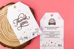 In tag cảm ơn giá rẻ, theo yêu cầu tại In Nhanh SHD