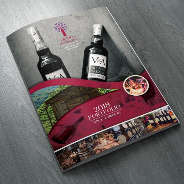 In nhanh SHD in catalogue rượu vang đẹp