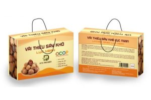 In hộp giấy đựng vải thiều giá rẻ, lấy nhanh tại In Nhanh SHD
