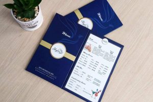 In menu spa giá rẻ, thiết kế theo yêu cầu tại In Nhanh SHD