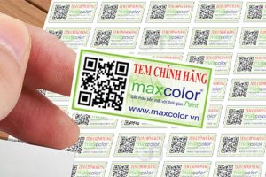 In tem niêm phong thùng sơn giá rẻ, lấy nhanh tại In Nhanh SHD