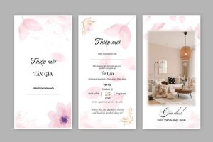 In thiệp mời tân gia giá rẻ, thiết kế theo yêu cầu tại Hà Nội