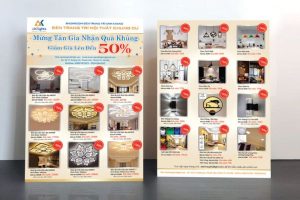 In tờ rơi đèn trang trí giá rẻ, thiết kế theo yêu cầu tại Hà Nội