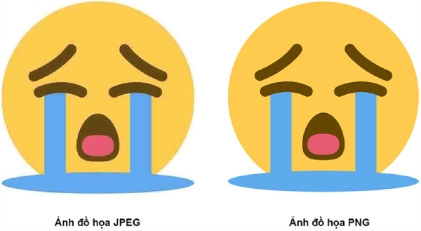 Tùy theo nhu cầu để lựa chọn hai định dạng ảnh