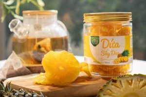 In tem nhãn dứa sấy giá rẻ, lấy nhanh tại In Nhanh SHD