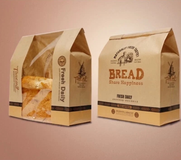 In nhanh SHD ithieets kế và in mẫu túi giấy đựng bánh mì cửa sổ