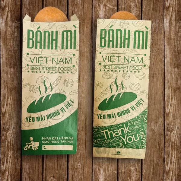 In nhanh SHD thiết kế và in mẫu túi giấy đựng bánh mì giá rẻ
