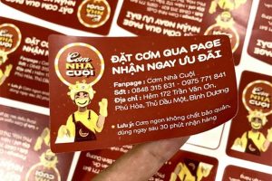 In tem dán hộp cơm giá rẻ, lấy nhanh tại Hà Nội