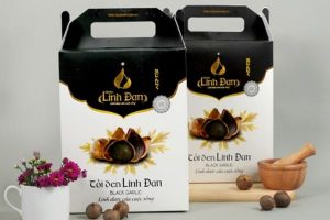 In hộp giấy đựng tỏi đen giá rẻ, thiết kế theo yêu cầu
