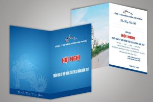 In thiệp mời hội nghị giá rẻ, thiết kế theo yêu cầu tại Hà Nội