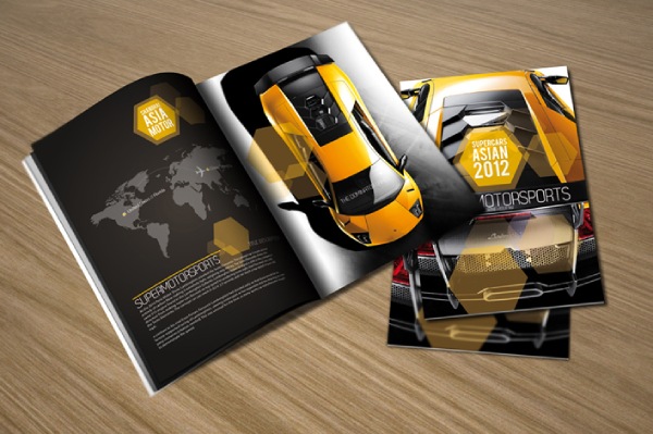 In nhanh SHD thiết kế và in mẫu brochure ô tô sang trọng