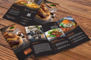 In brochure ẩm thực giá rẻ, lấy nhanh tại Hà Nội