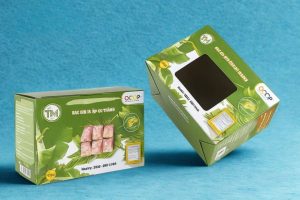 In hộp giấy đựng nem chua theo yêu cầu tại Hà Nội
