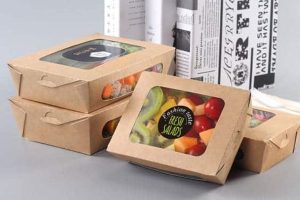 Mẫu hộp giấy đựng salad theo yêu cầu tại SHD