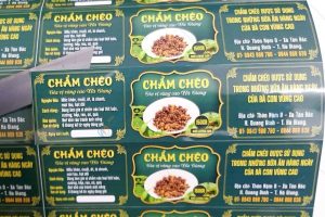 In tem nhãn chẩm chéo giá rẻ, thiết kế theo yêu cầu