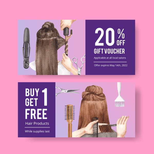 In nhanh SHD in voucher Hair salon giá rẻ