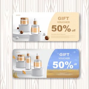In nhanh SHD in voucher mỹ phẩm cao cấp