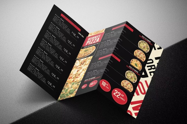 In nhanh SHD thiết kế và in mẫu brochure menu chất lượng