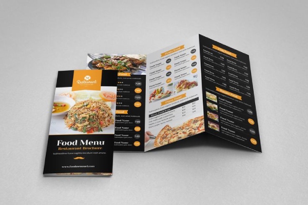 In nhanh SHD thiết kế và in mẫu brochure menu chuyên nghiệp