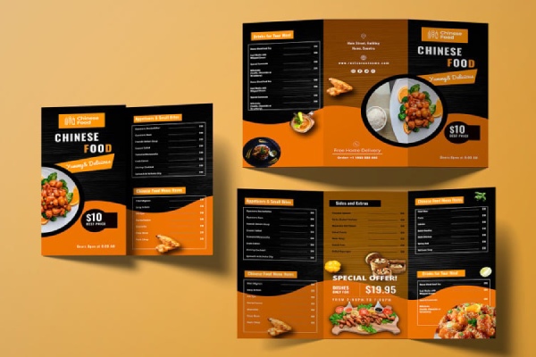 In nhanh SHD thiết kế và in mẫu brochure menu đẹp