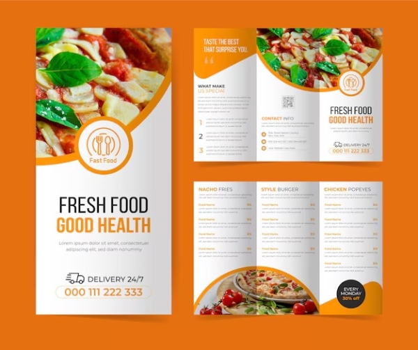 In nhanh SHD thiết kế và in mẫu brochure menu giá rẻ