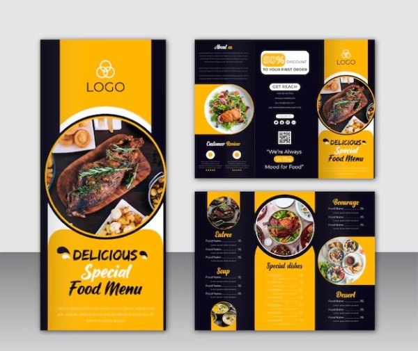 In nhanh SHD thiết kế và in mẫu brochure menu lấy ngay