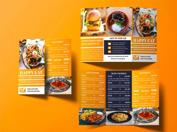 In nhanh SHD thiết kế và in mẫu brochure menu số lượng ít