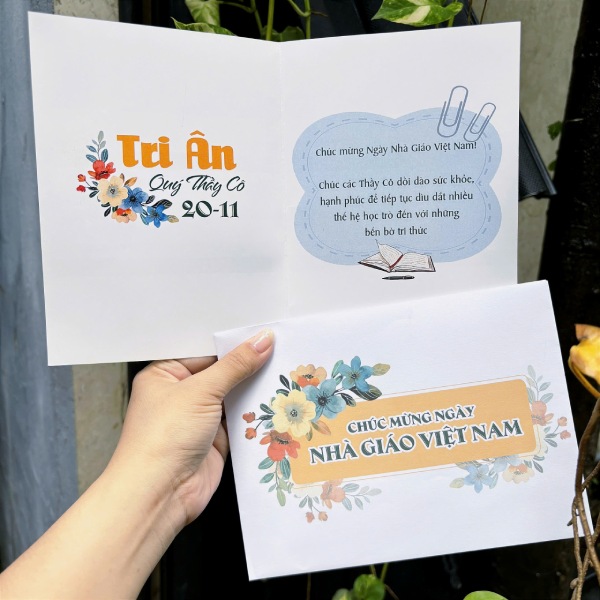 In nhanh SHD thiết kế và in mẫu in thiệp 20/11 theo yêu cầu