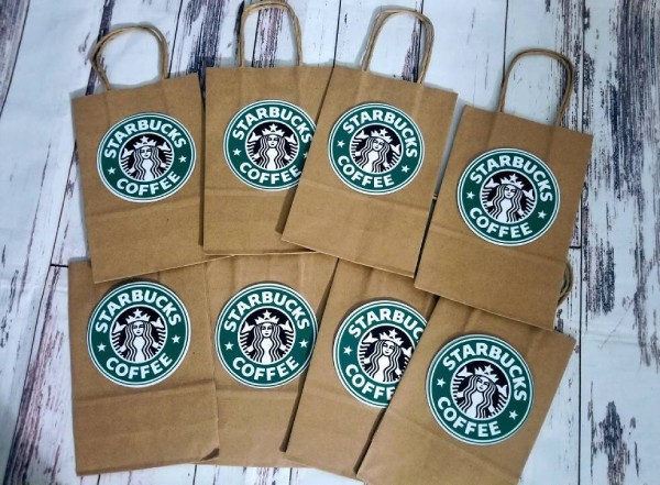 In nhanh SHD thiết kế và in mẫu túi giấy starbuck số lượng nhiều