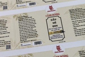In tem dầu mè đen giá rẻ, lấy nhanh tại Hà Nội