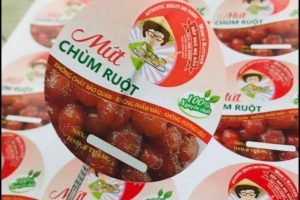 In tem mứt chùm ruột giá rẻ, lấy nhanh tại SHD