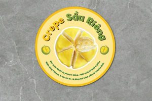 In tem bánh crepe giá rẻ, mẫu đẹp, chất lượng cao