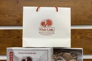 In túi giấy đựng nấm linh chi giá rẻ, chất lượng cao