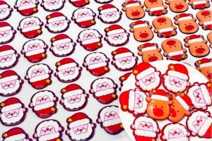 In sticker ông già Noel giá rẻ, thiết kế theo yêu cầu