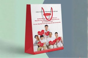 In túi giấy công ty bảo hiểm giá rẻ, chất lượng cao