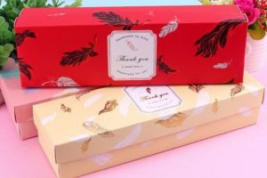 In hộp giấy đựng bánh dứa giá rẻ, chất lượng cao