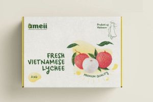 In hộp giấy đựng vải thiều giá rẻ, thiết kế theo yêu cầu