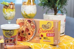 In hộp giấy granola giá rẻ, thiết kế theo yêu cầu