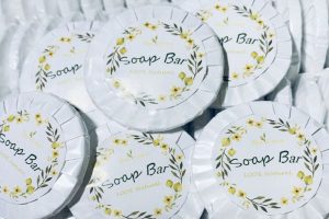 In tem nhãn xà phòng giá rẻ, thiết kế theo yêu cầu