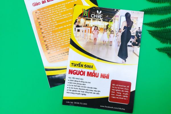 Tờ rơi tuyển sinh clb giá rẻ, chuyên nghiệp