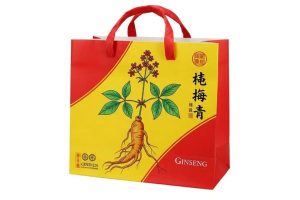 In túi giấy đựng nhân sâm đẹp, chất lượng cao